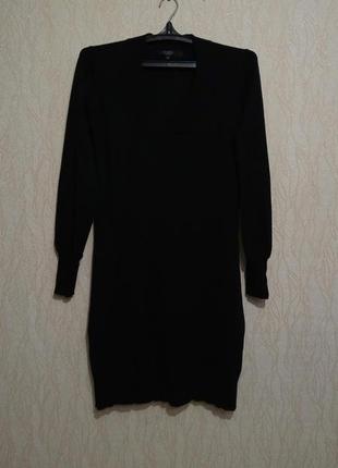 Черное платье футляр. туника черная. чорна сукня футляр