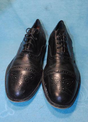 Оксфорды-броги туфли aston grey 45 размер2 фото