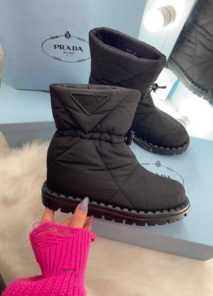 Сапоги snow boots black