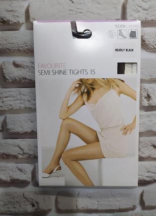 Lindex новые тонкие капроновые колготки коричневые