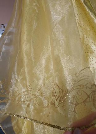Карнавальное платье принцессы дисней disney belle красавица и чудовище10 фото