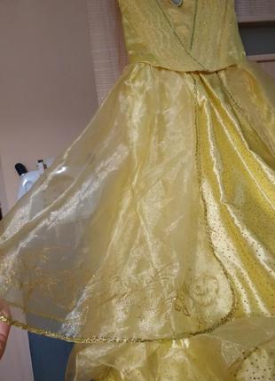 Карнавальное платье принцессы дисней disney belle красавица и чудовище3 фото