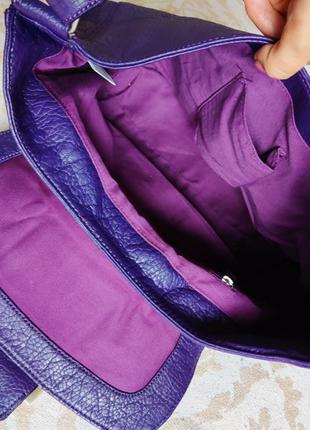 Фиолетовая сумка sisley6 фото