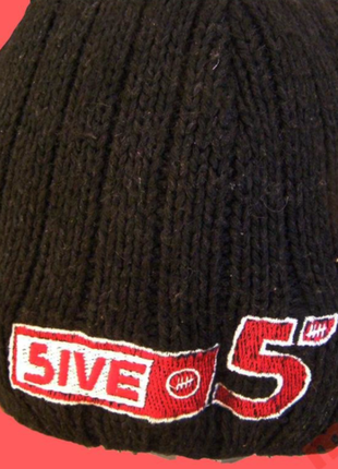 Очень теплая двойная шапка  для подростка 1254мо