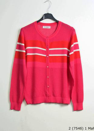Стильная женская кофточка на пуговицах. размер: 44-48. цвета: белый, малиновый, черный. женский свитер.