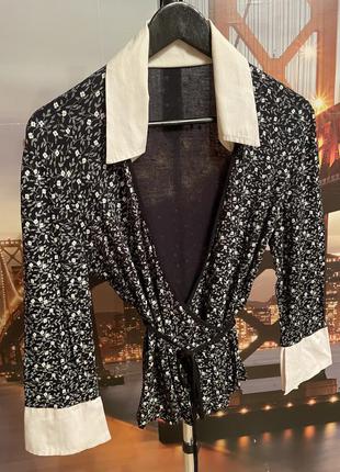 Блуза на запах