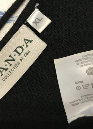Чорний теплий светр з декором canda від c&a5 фото