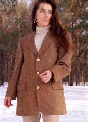 Hugo boss брендовый классический шерстяной шерсть шерстяной кашемир кашемировый пиджак жакет оверсайз удлинённый4 фото