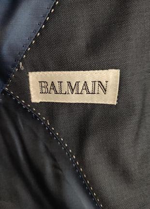 Шерстяной пиджак balmain5 фото