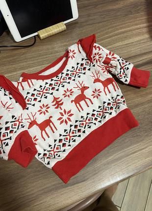 Новогодний свитер 62-68