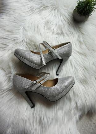 🔥🔥🔥шикарные серебряные туфли, можно на свадьбу, мероприятие, starlet2 фото