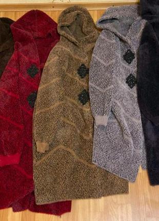 Шикарне нарядне пальто альпака, розмір універсальний 48-54.3 фото