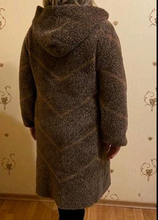 Шикарне нарядне пальто альпака, розмір універсальний 48-54.2 фото