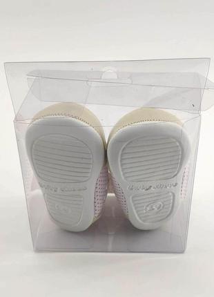 Пинетки кеды 18 и 19 размер 11 и 11.5 см длина обувь на новорожденного турция белые (пид33)3 фото