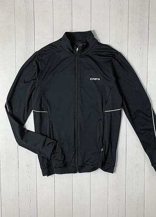 Чоловіча чорна спортивна олімпійка кофта толстовка куртка вітровка cap. нова. розмір m-l