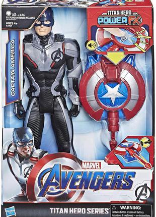 Мстители marvel фигурка капитан америка titan hero power fx captain america