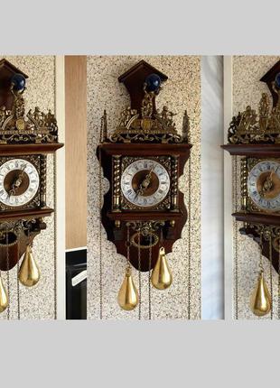 Настенные заанские zaans часы 1965 голландия