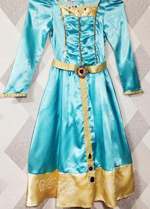 Платье мериды на 7-8 лет1 фото