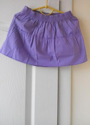 Комплект юбок на девочку 3-4 лет,  98-104 см lupilu германия.2 фото