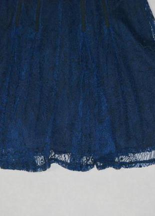 Красивое синее гипюровое платье esmara германия размер 463 фото