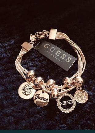 Стильный подарок браслет guess сша, оригинал