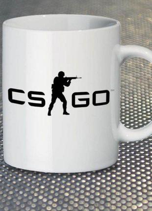 Кружка с принтом «cs go»