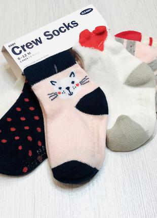 Носки, носочки для девочки old navy, р. 12-24 м, 80-92, 3 и 6 пар1 фото