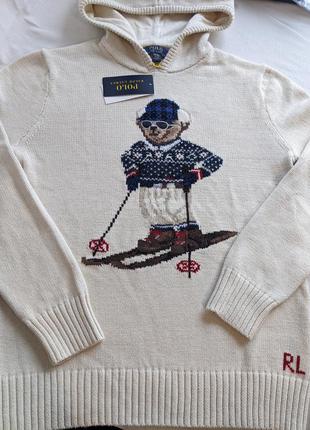 Свитер худи polo bear by ralph lauren4 фото