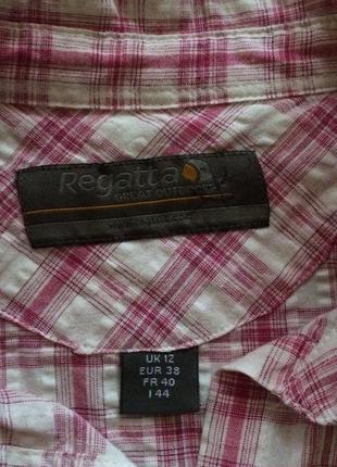 Стильная рубашка в клетку с коротким рукавом regatta7 фото