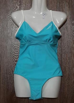 Брендовый стильный слитный купальник р.12 от speedo