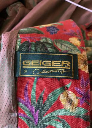Geiger винтажный жакет лён оригинал5 фото