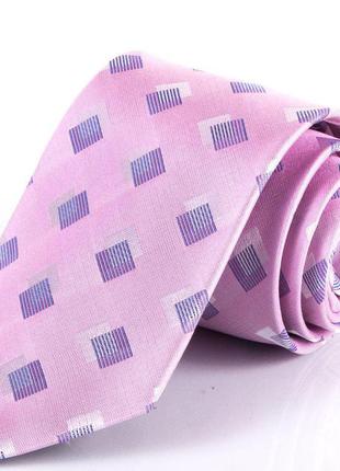 Краватка шовкова рожево-фіолетова стандартна (німеччина) schönau (шонау) - 38
