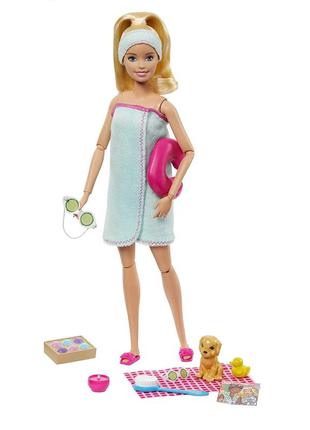 Барбі спа з цуциком barbie spa doll оригінал барбі собачка релакс аксесуари