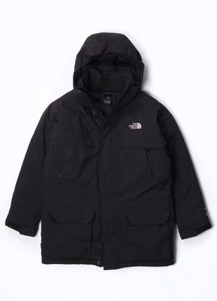 Чёрная пуховая куртка пуховик паффер the north face down hyvent puffer