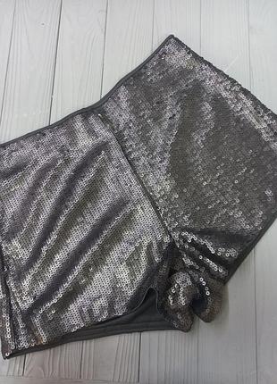 Шорти жіночі в паєтках, р. 38 h&m