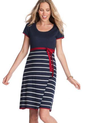 Платье для беременных seraphine nautical размер l
