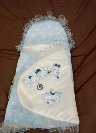 Зимний конверт для новорожденных