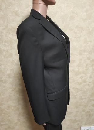 Шерстяной черный пиджак блейзер calvin klein7 фото