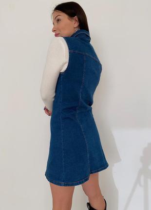 Джинсовый сарафан denim co 4