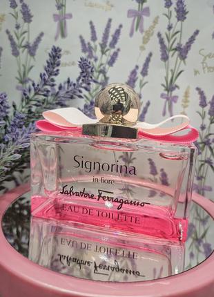 Salvatore ferragamo signorina in fiore, 100ml. тестер