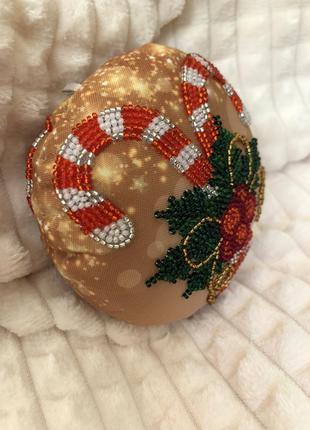 Новогодний декоративный шар на ёлку2 фото