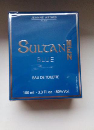 Туалетная вода jeanne arthes sultan blue for men