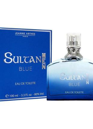 Туалетная вода jeanne arthes sultan blue for men