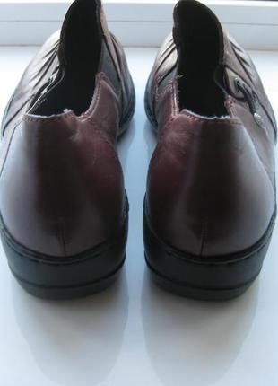 Туфли rieker,р. 37-38 стелька 24,5 см кожа7 фото