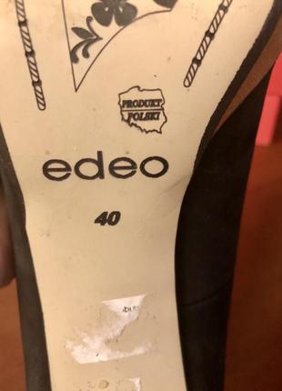 Edeo  женские туфли 40 р6 фото
