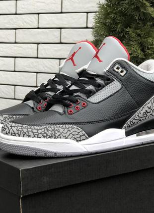 Nike air jordan 3 retro  мужские кроссовки  найк аир джордан2 фото