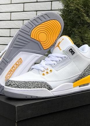 Nike air jordan 3 retro чоловічі кросівки найк аїр джордан