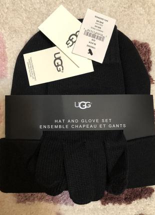 Набір шапка і сенсорні рукавички ugg оригінал