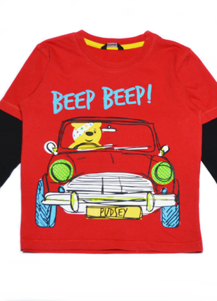 Красный реглан george на мальчика 3-4 года