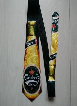 Галстук краватка пиво carlsberg